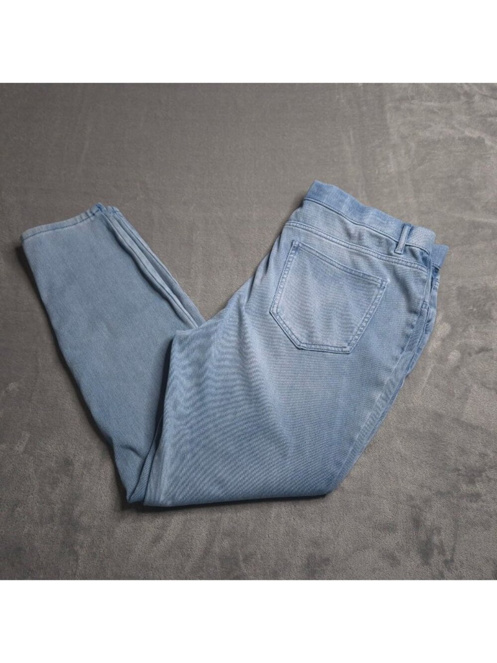 Time And Tru Womens Pull On Skinny Jeans XXL (20)  High Rise Light Wash Stretch